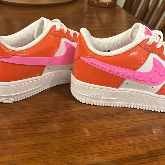Nike Air Force 1 LV8 Valentines Day Heart Shoes Sneakers GS Youth 6 Women’s 7.5 - Picture 13 of 16
